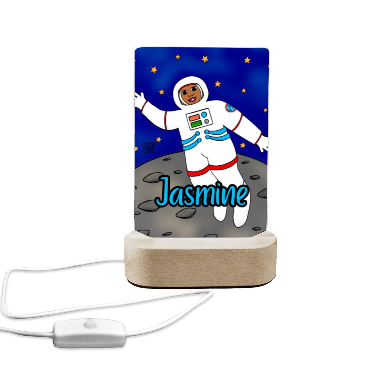 Cocoa Cutie Astronaut Girl Display Night Light
