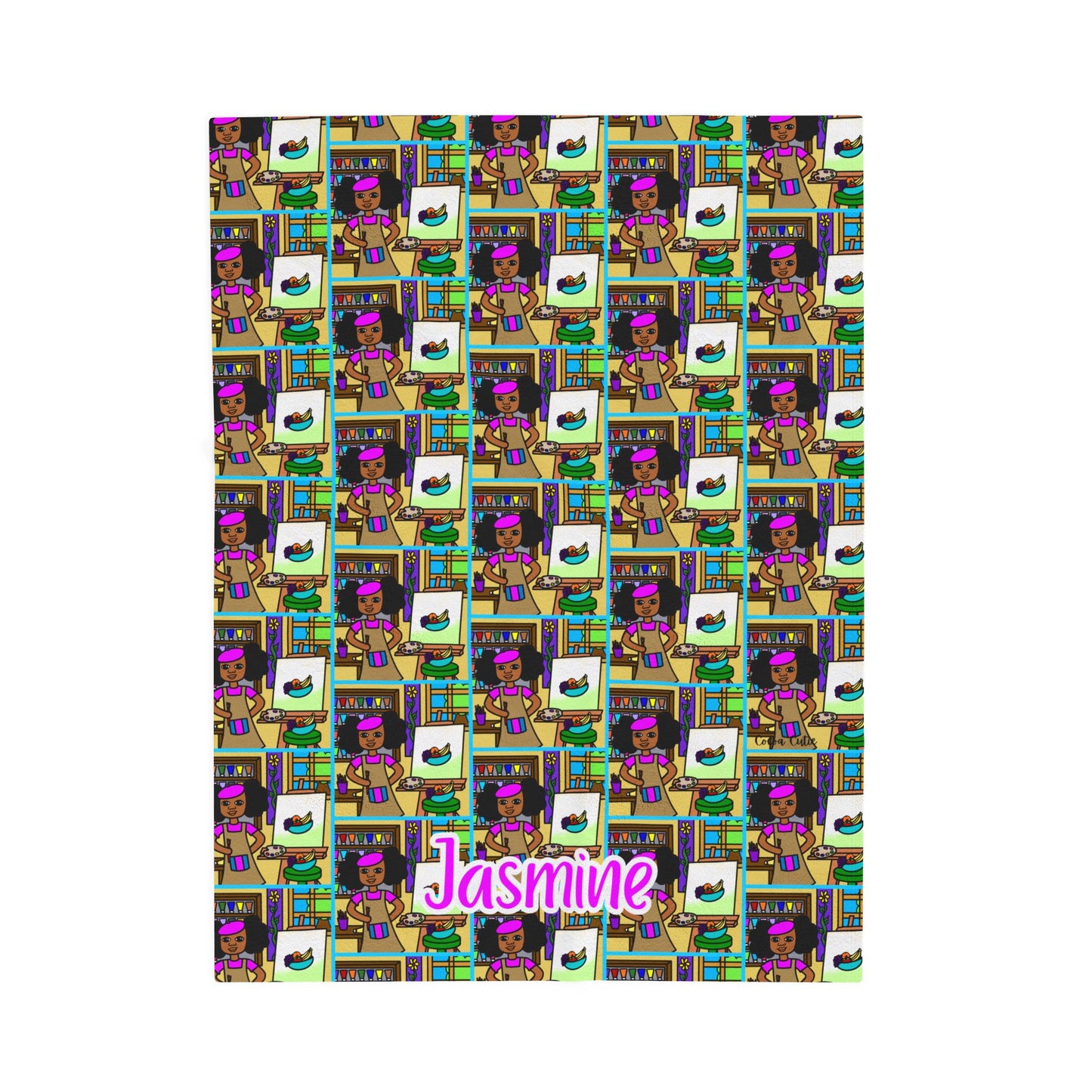 Cocoa Cutie Artist Blanket (Three Sizes)