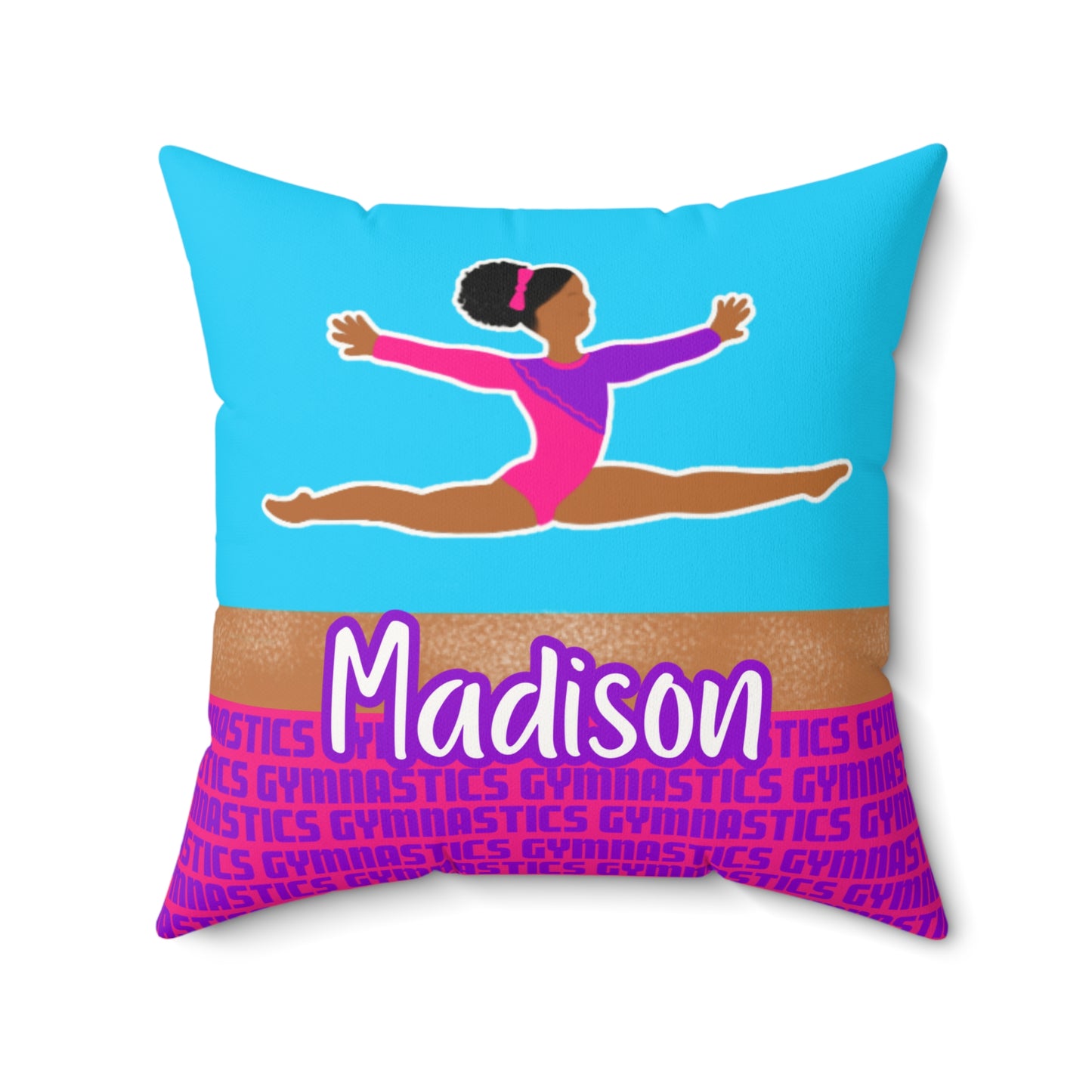 Cocoa Cutie Fonyea Sports Gymnast Pillow