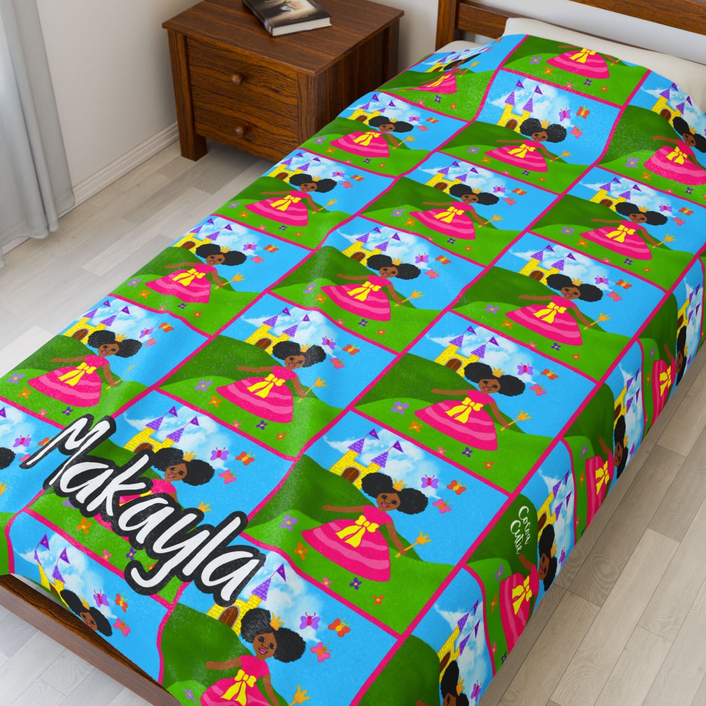 Cocoa Cutie Princess Blanket (Three Sizes)