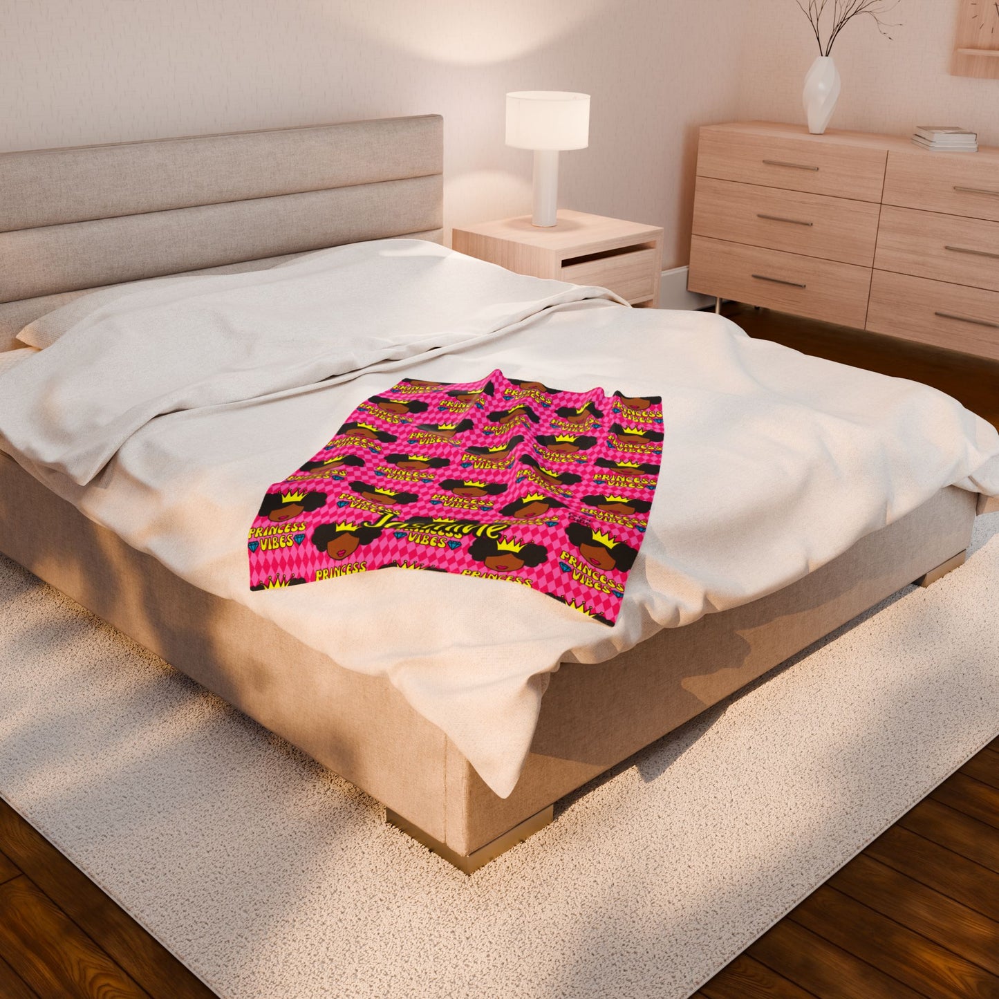 Cocoa Cutie Princess Vibes Blanket (Three Sizes)