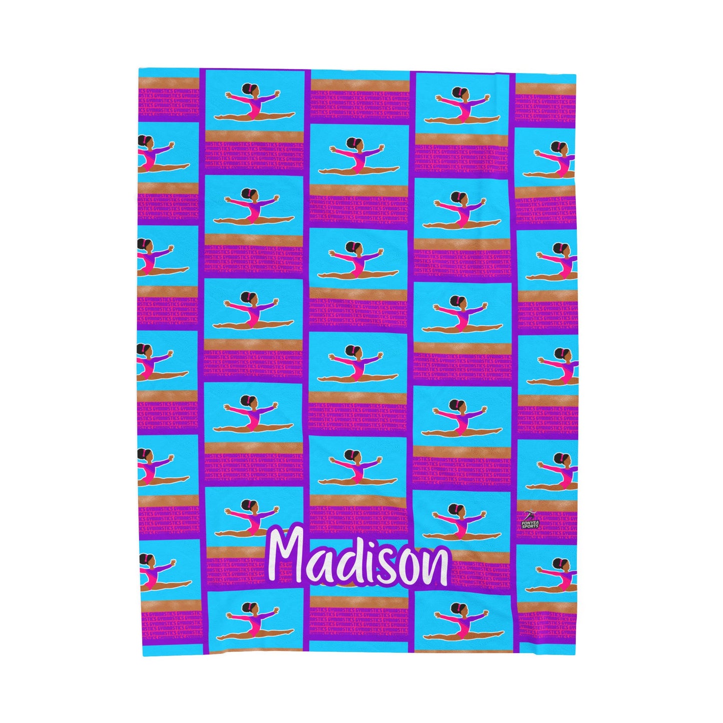 Cocoa Cutie Fonyea Sports Gymnast Blanket (Three Sizes)