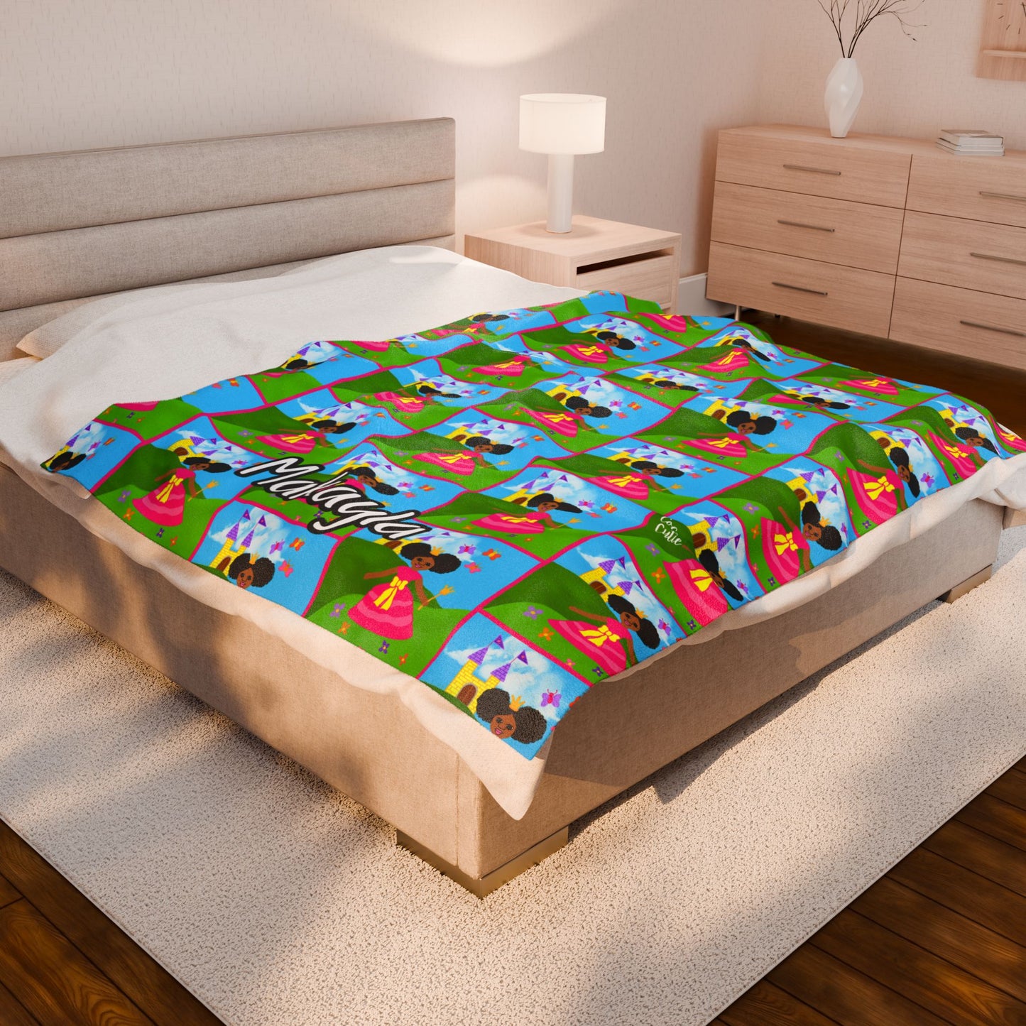 Cocoa Cutie Princess Blanket (Three Sizes)