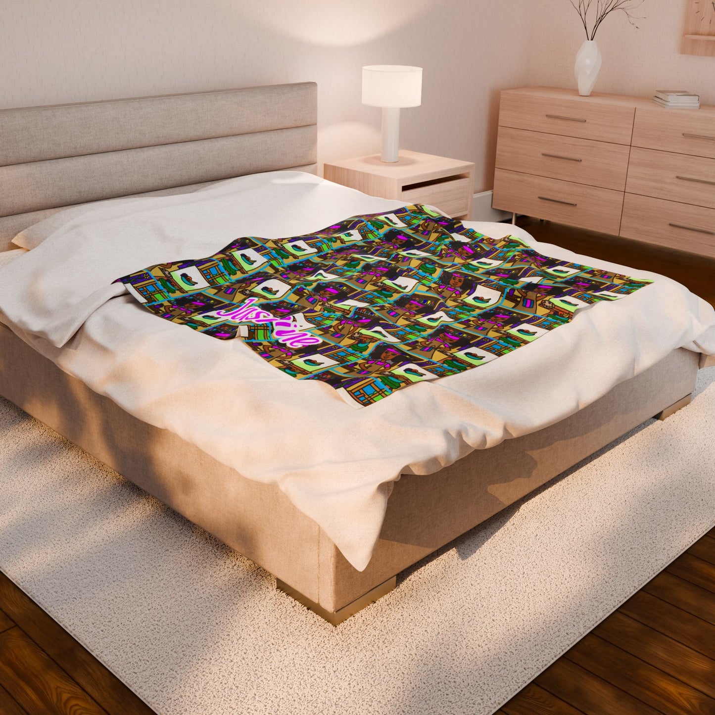 Cocoa Cutie Artist Blanket (Three Sizes)