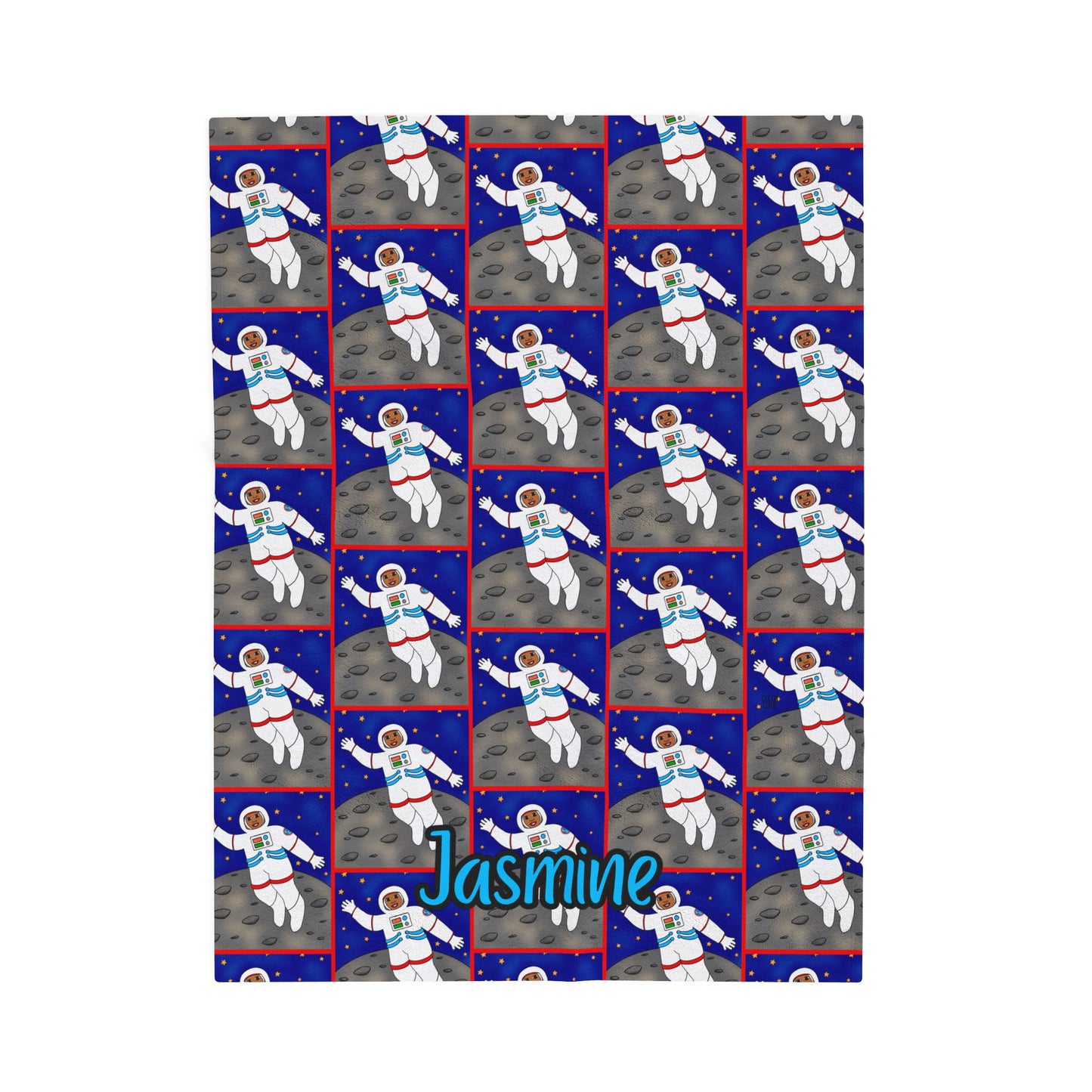 Cocoa Cutie Astronaut Girl Blanket (Three Sizes)