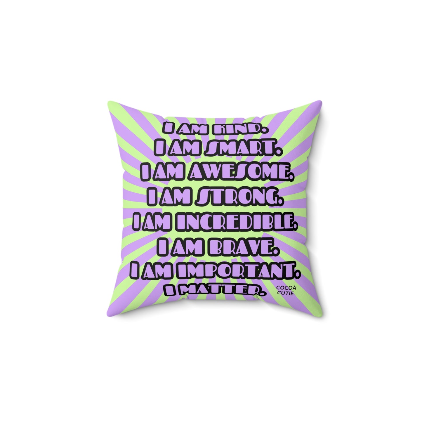 Cocoa Cutie Doctor Affirmation Pillow- Girl (PICK SKIN TONE)