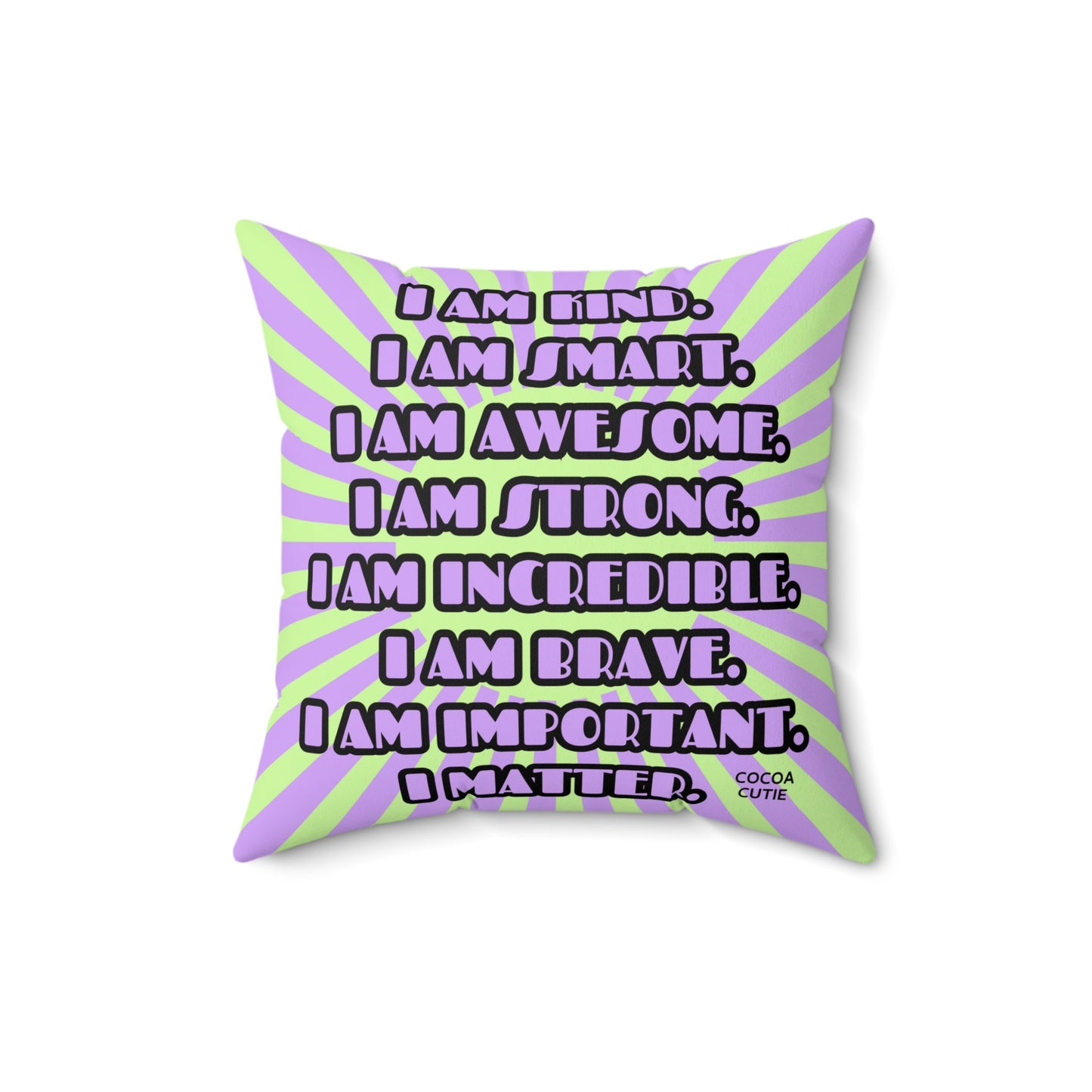 Cocoa Cutie Doctor Affirmation Pillow- Girl (PICK SKIN TONE)