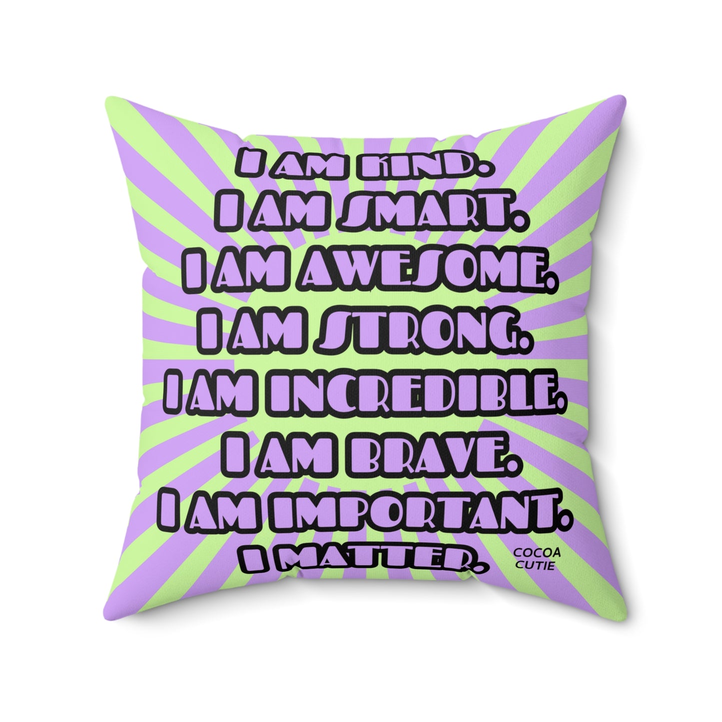 Cocoa Cutie Doctor Affirmation Pillow- Girl (PICK SKIN TONE)