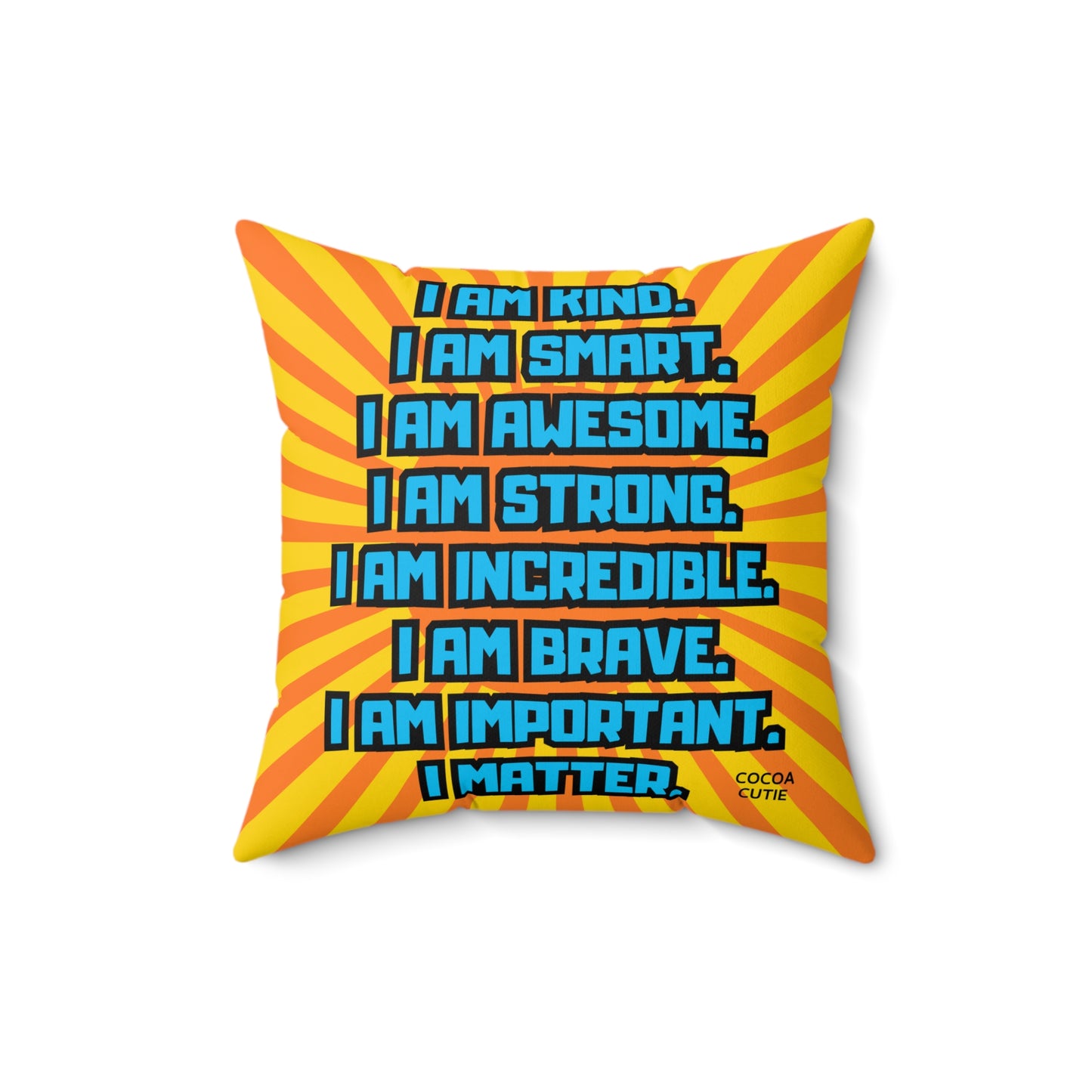 Cocoa Cutie Doctor Affirmation Pillow- Boy (PICK SKIN TONE)