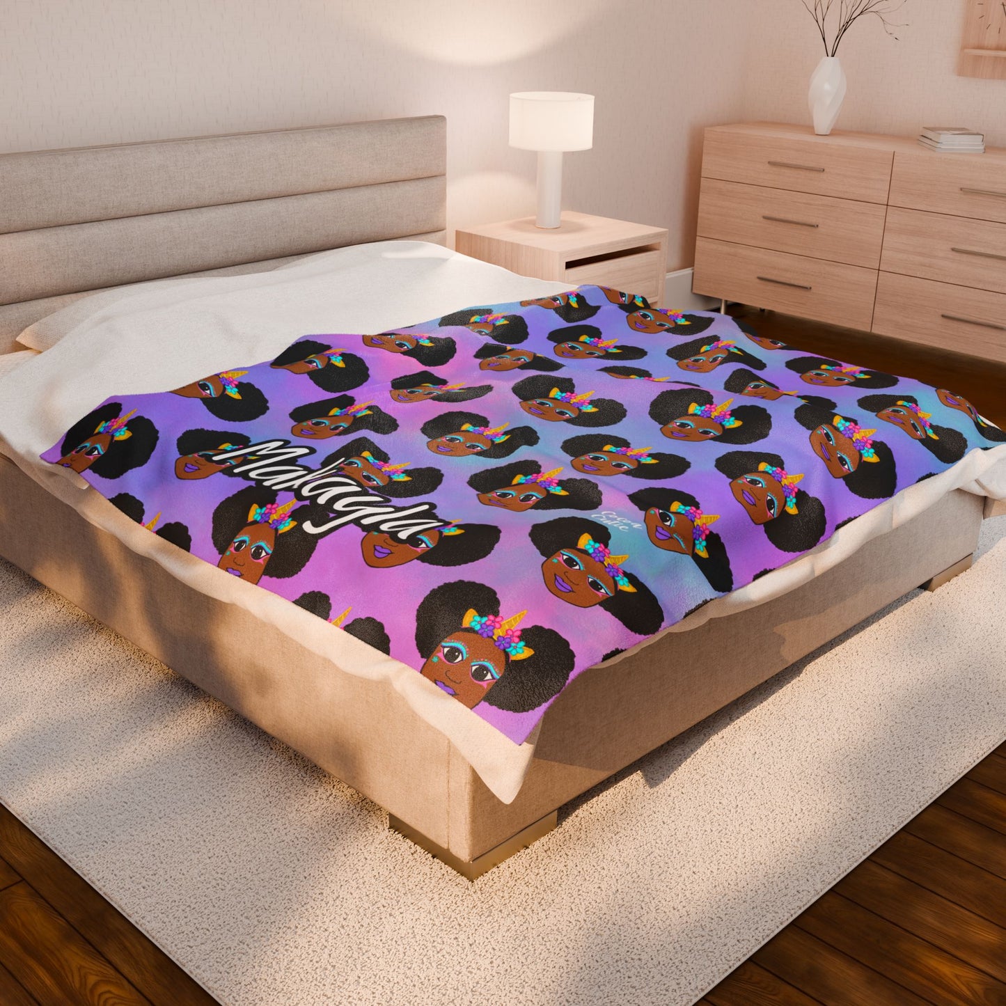 Cocoa Cutie Unicorn Magic Blanket (Three Sizes)