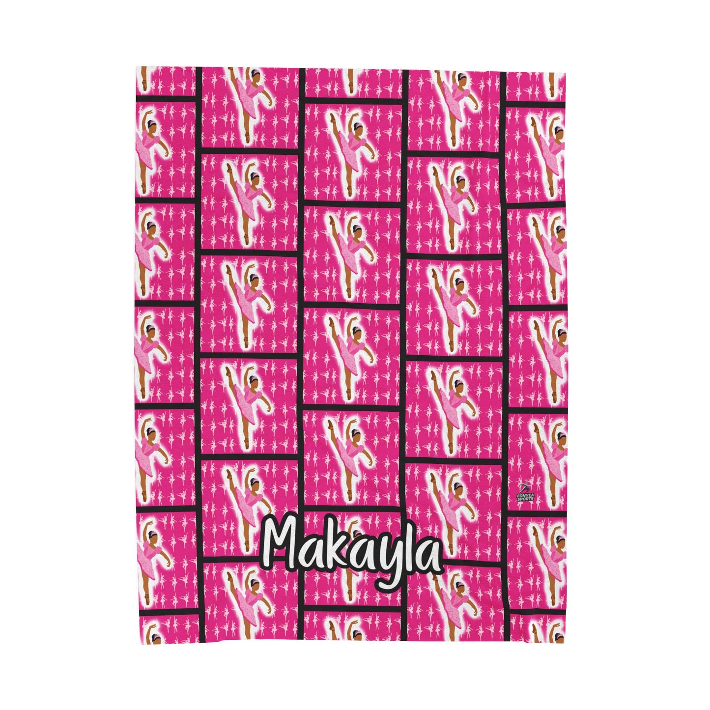 Cocoa Cutie Fonyea Sports Ballerina Blanket (Three Sizes)
