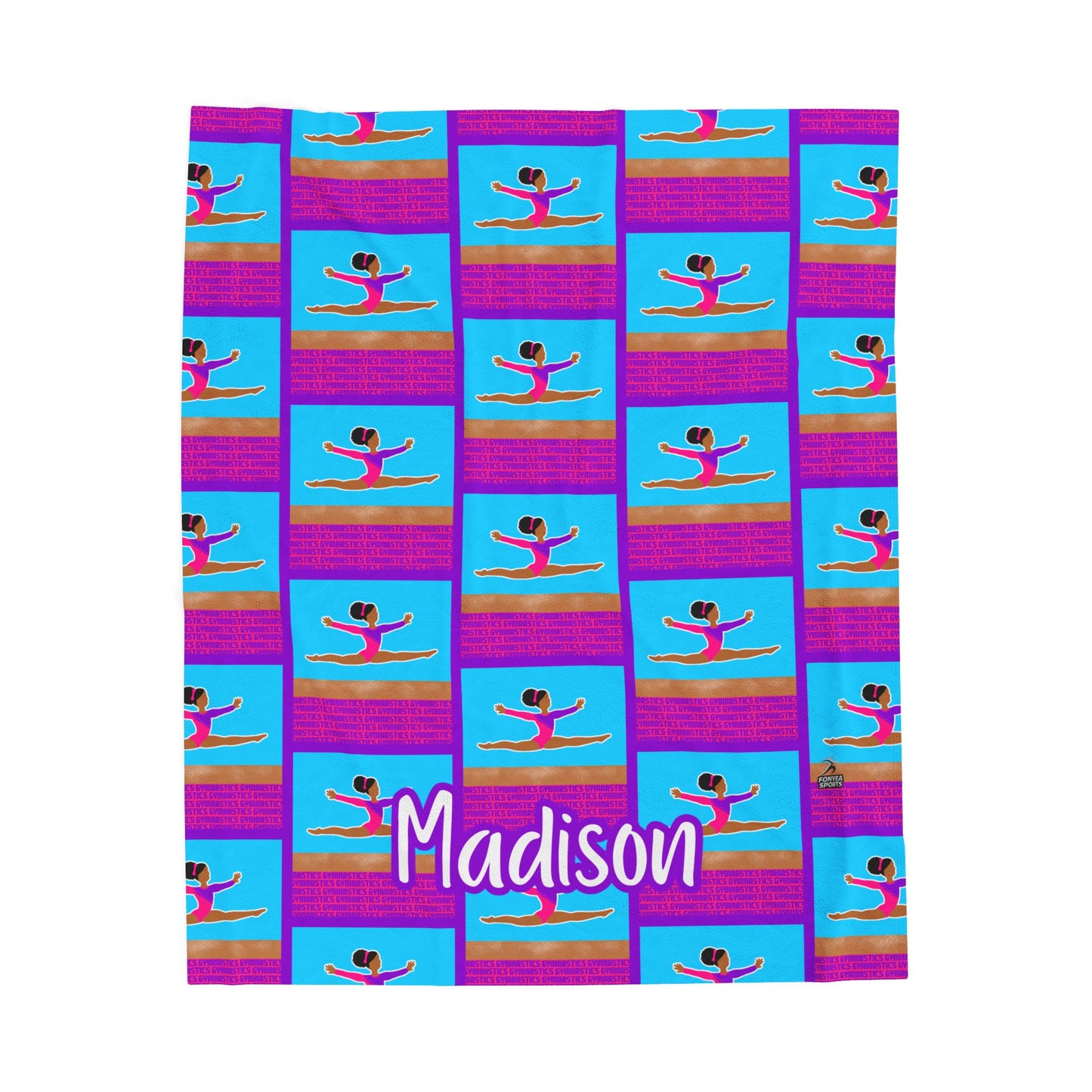 Cocoa Cutie Fonyea Sports Gymnast Blanket (Three Sizes)