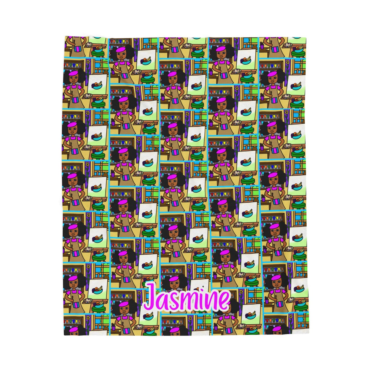 Cocoa Cutie Artist Blanket (Three Sizes)