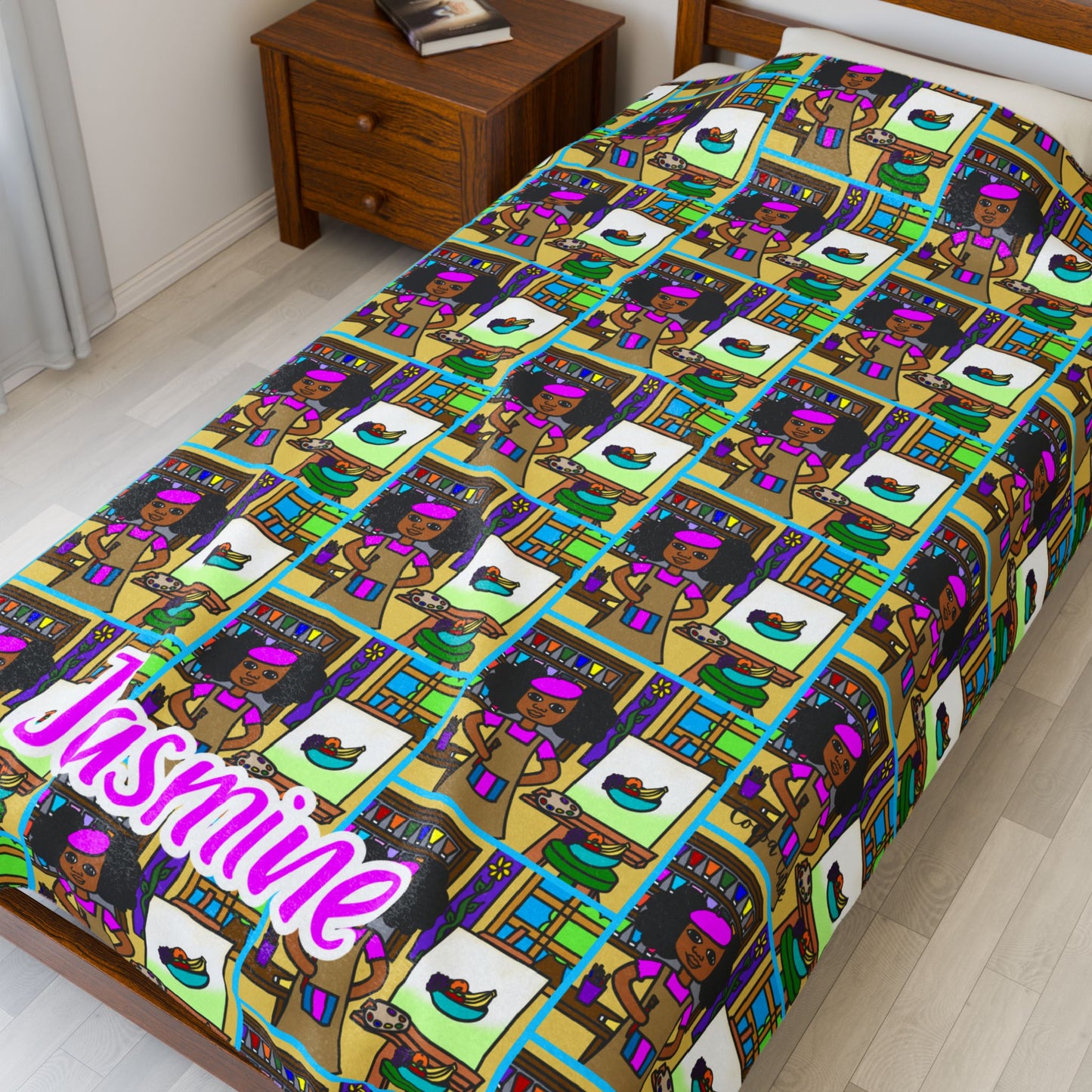 Cocoa Cutie Artist Blanket (Three Sizes)