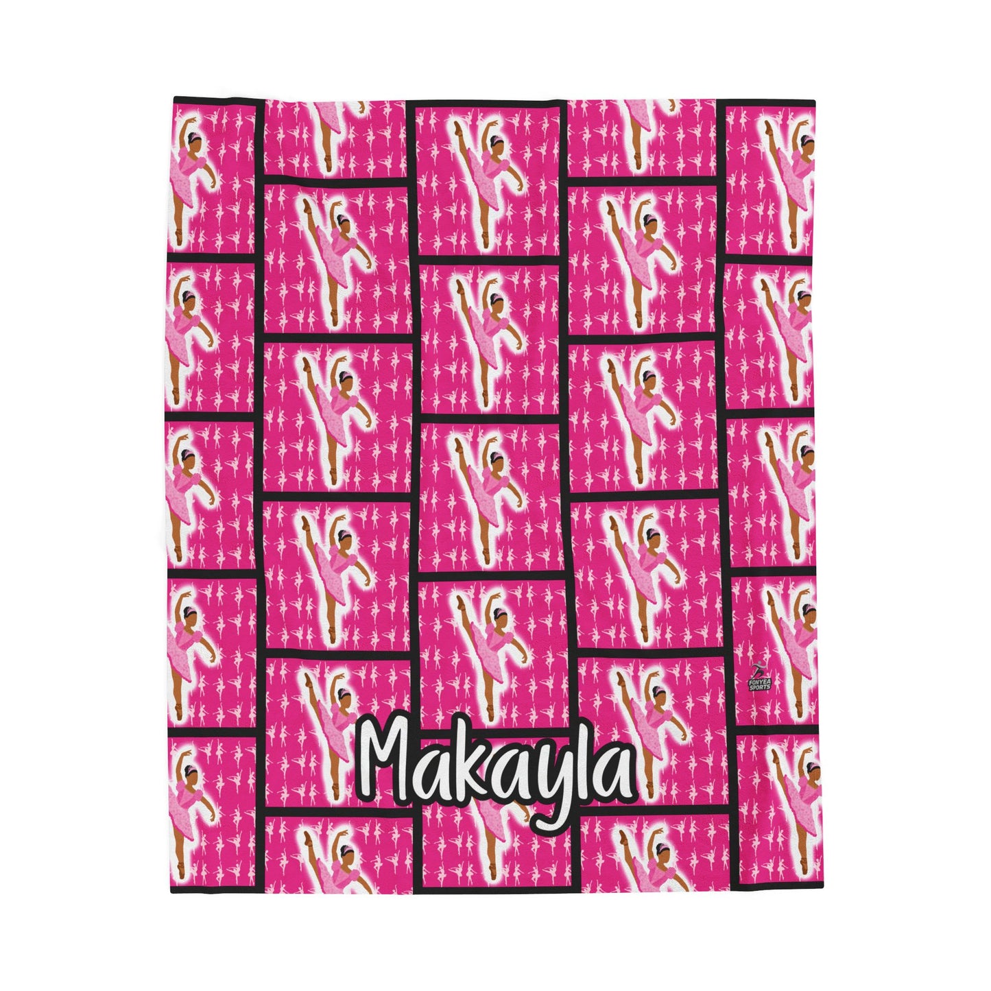 Cocoa Cutie Fonyea Sports Ballerina Blanket (Three Sizes)