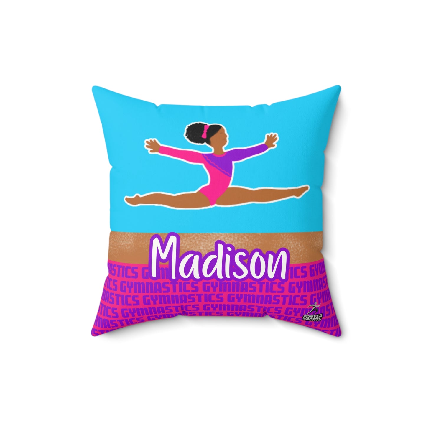 Cocoa Cutie Fonyea Sports Gymnast Pillow