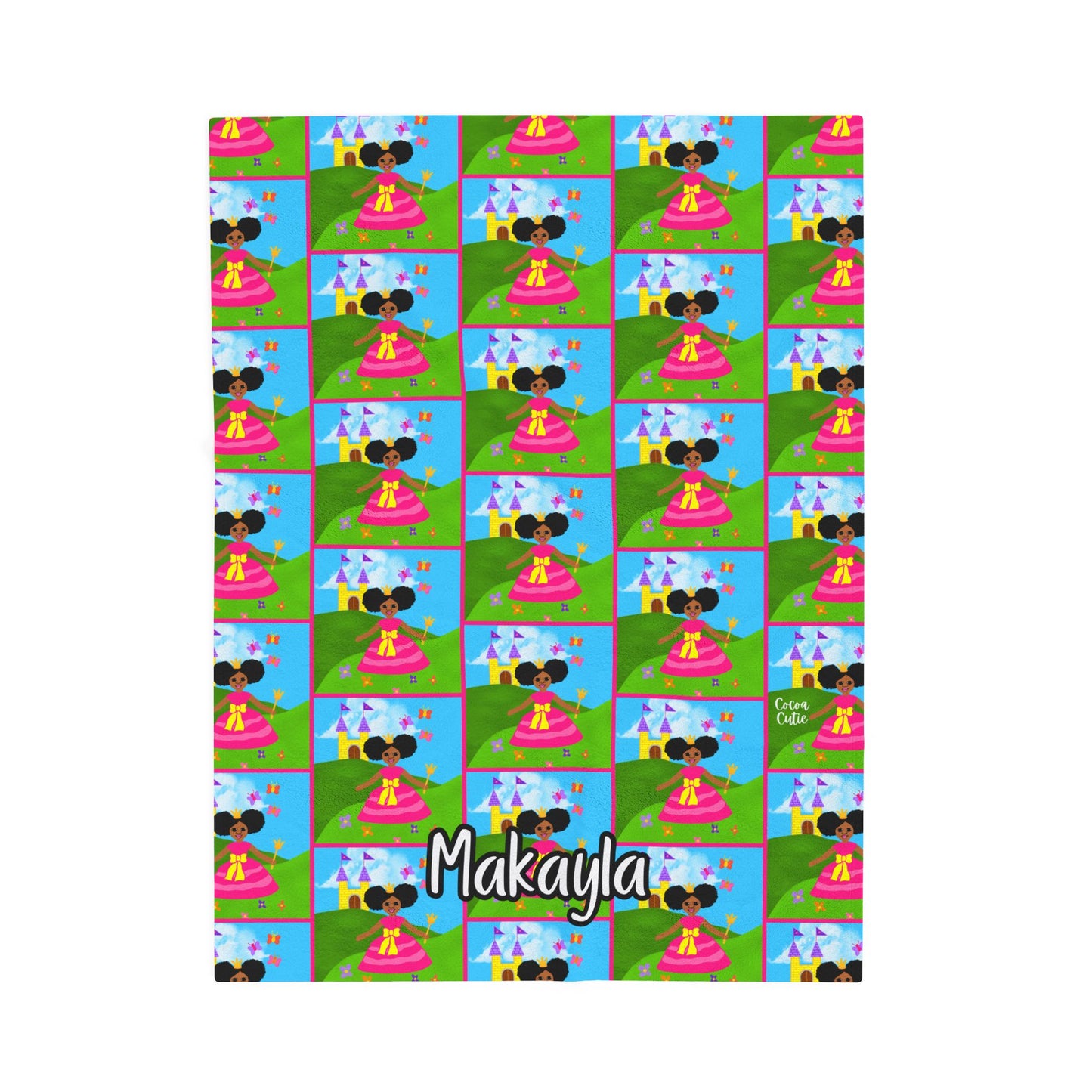 Cocoa Cutie Princess Blanket (Three Sizes)
