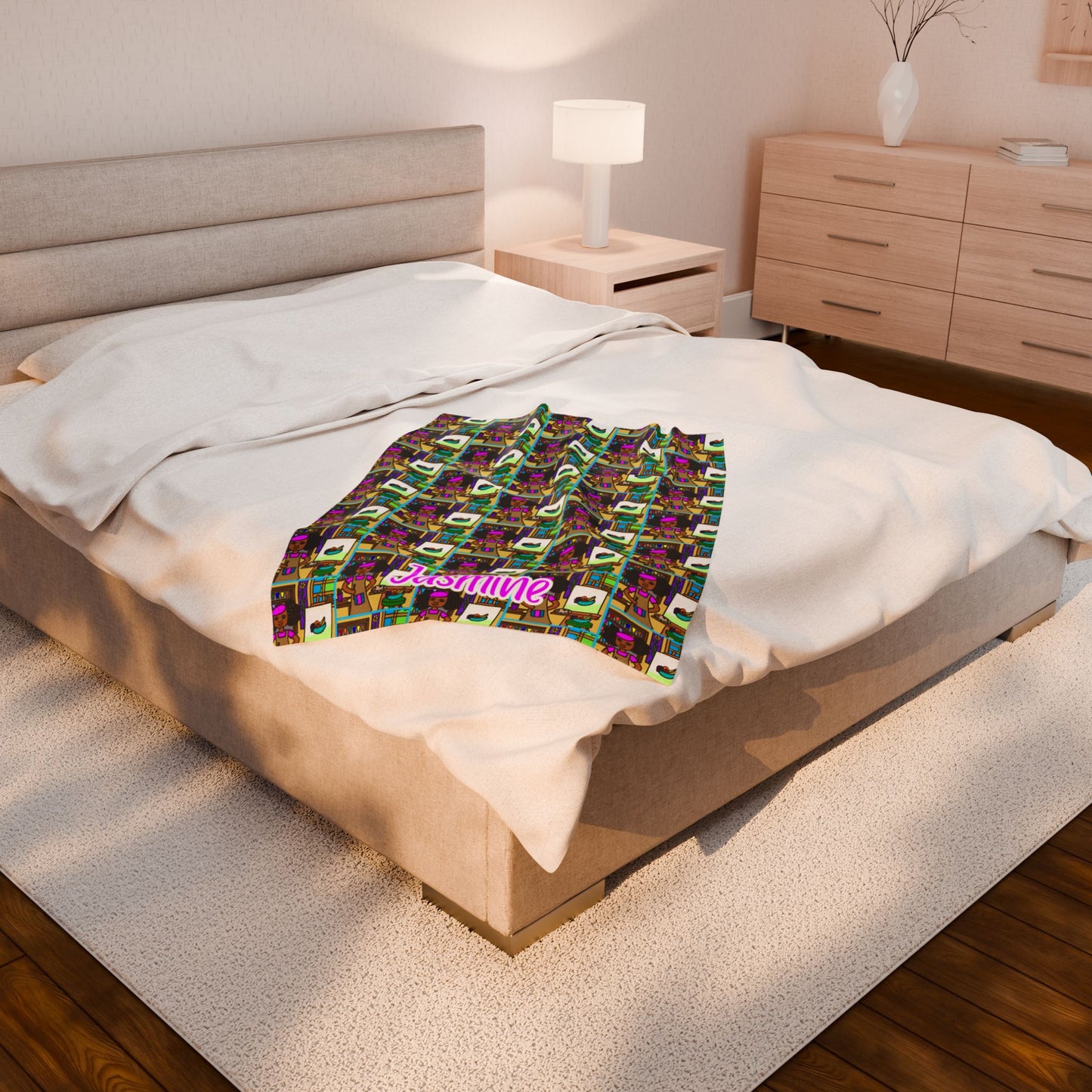 Cocoa Cutie Artist Blanket (Three Sizes)