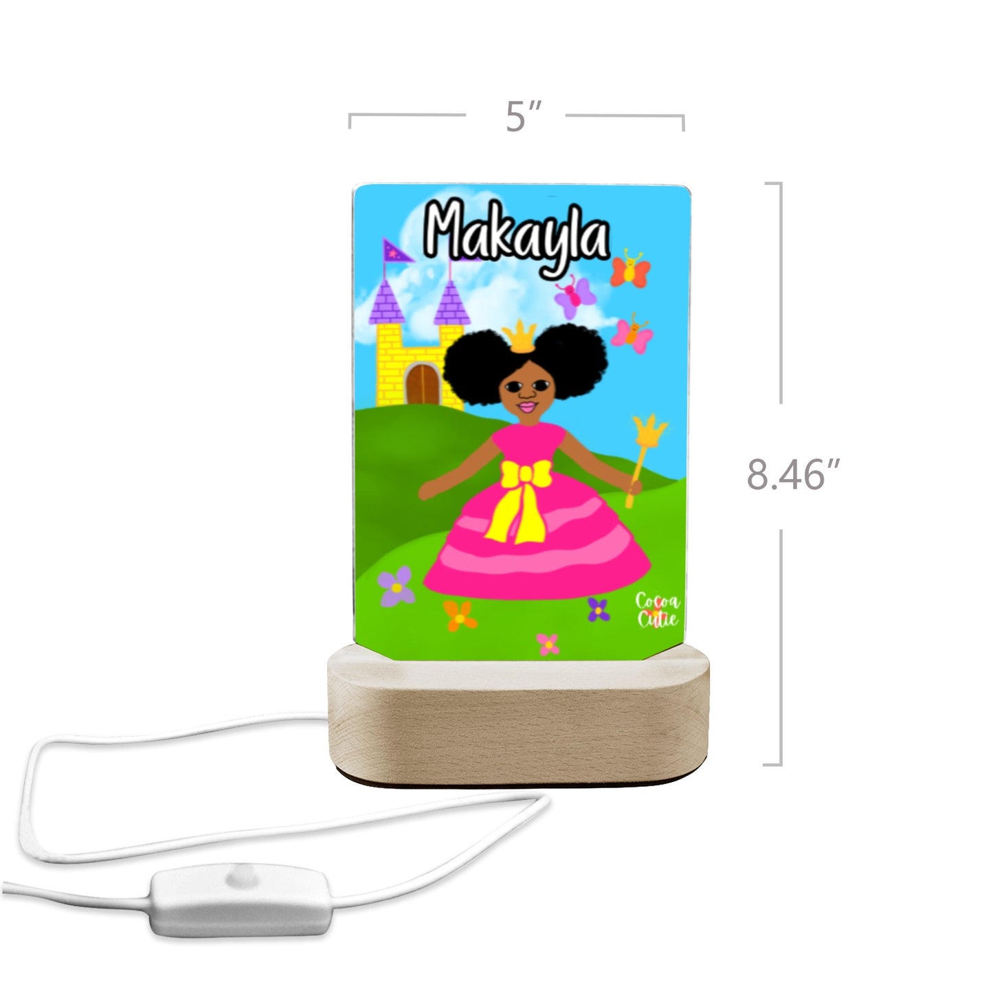 Cocoa Cutie Princess Display Night Light