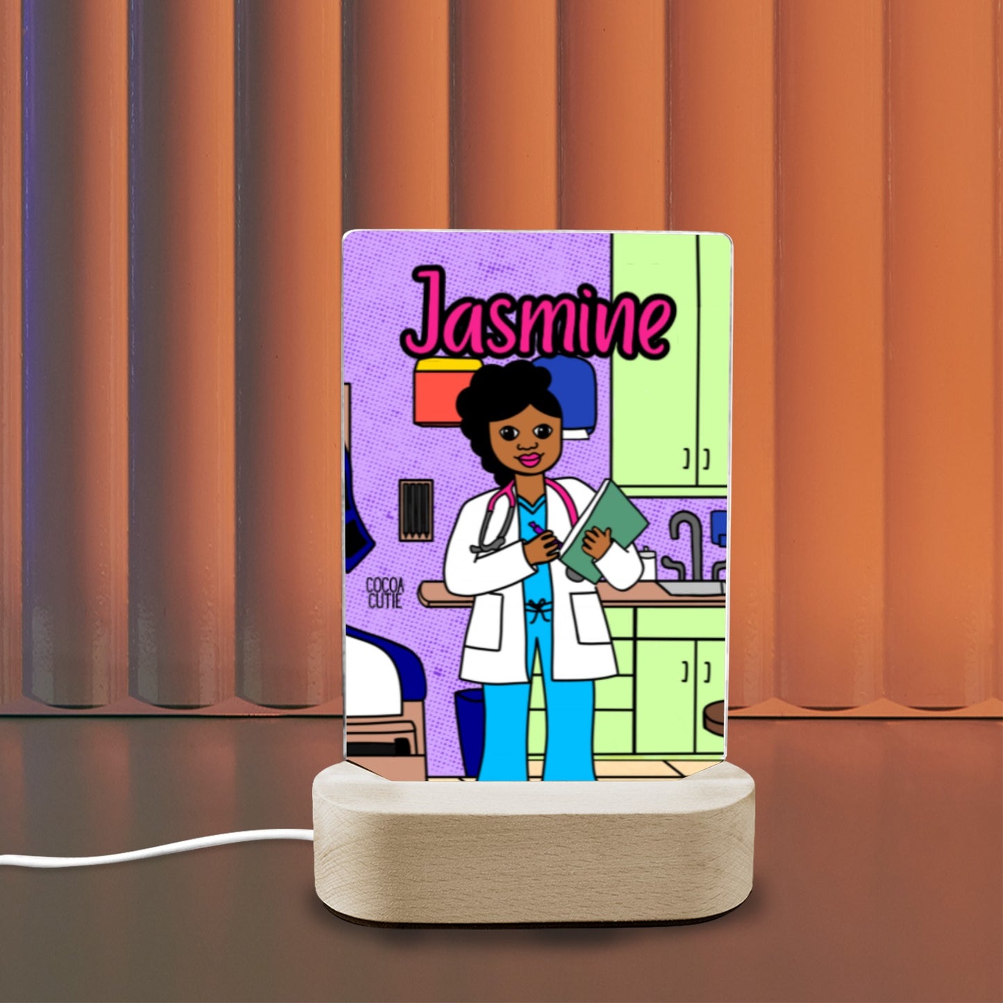 Cocoa Cutie Doctor Girl Display Night Light