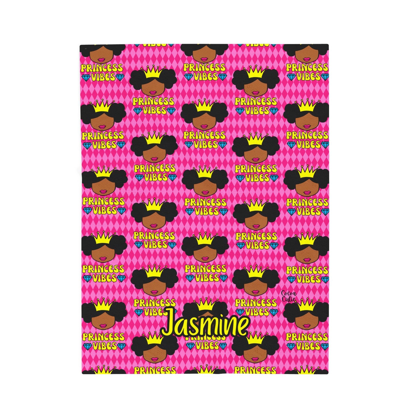 Cocoa Cutie Princess Vibes Blanket (Three Sizes)