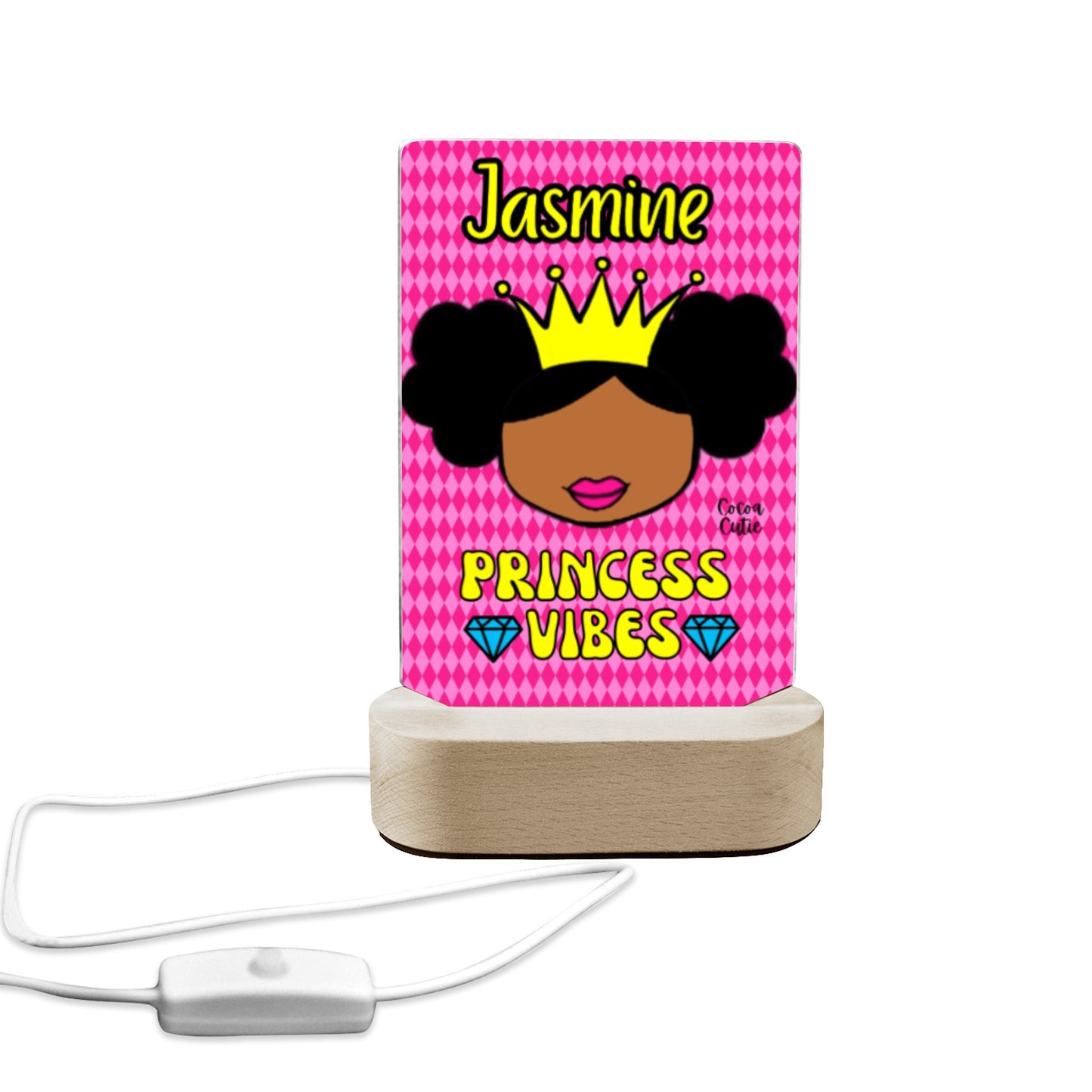 Cocoa Cutie Princess Vibes Display Night Light
