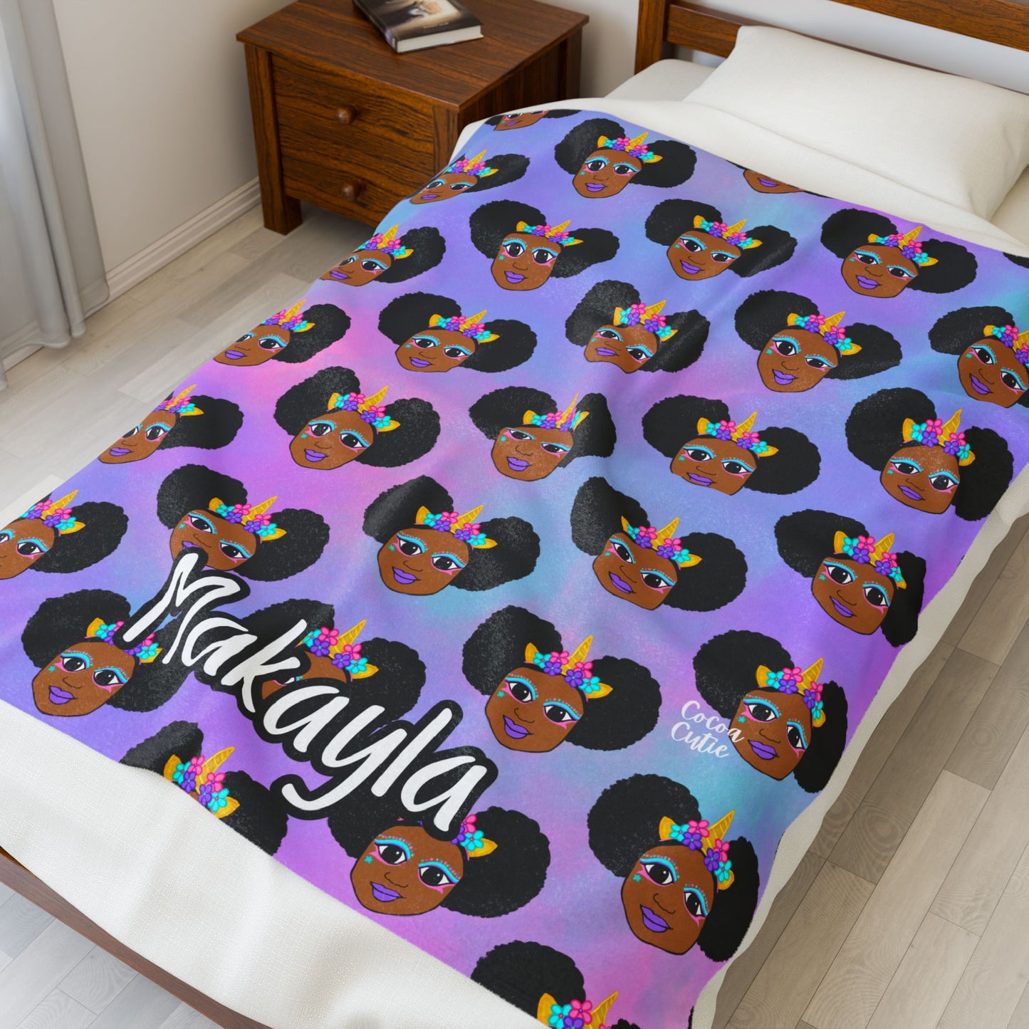 Cocoa Cutie Unicorn Magic Blanket (Three Sizes)