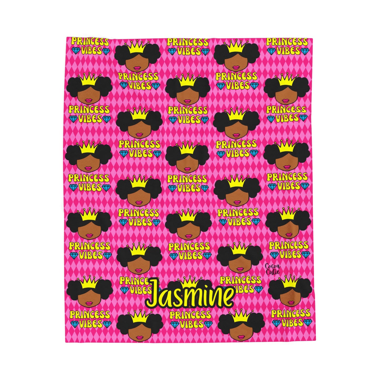 Cocoa Cutie Princess Vibes Blanket (Three Sizes)