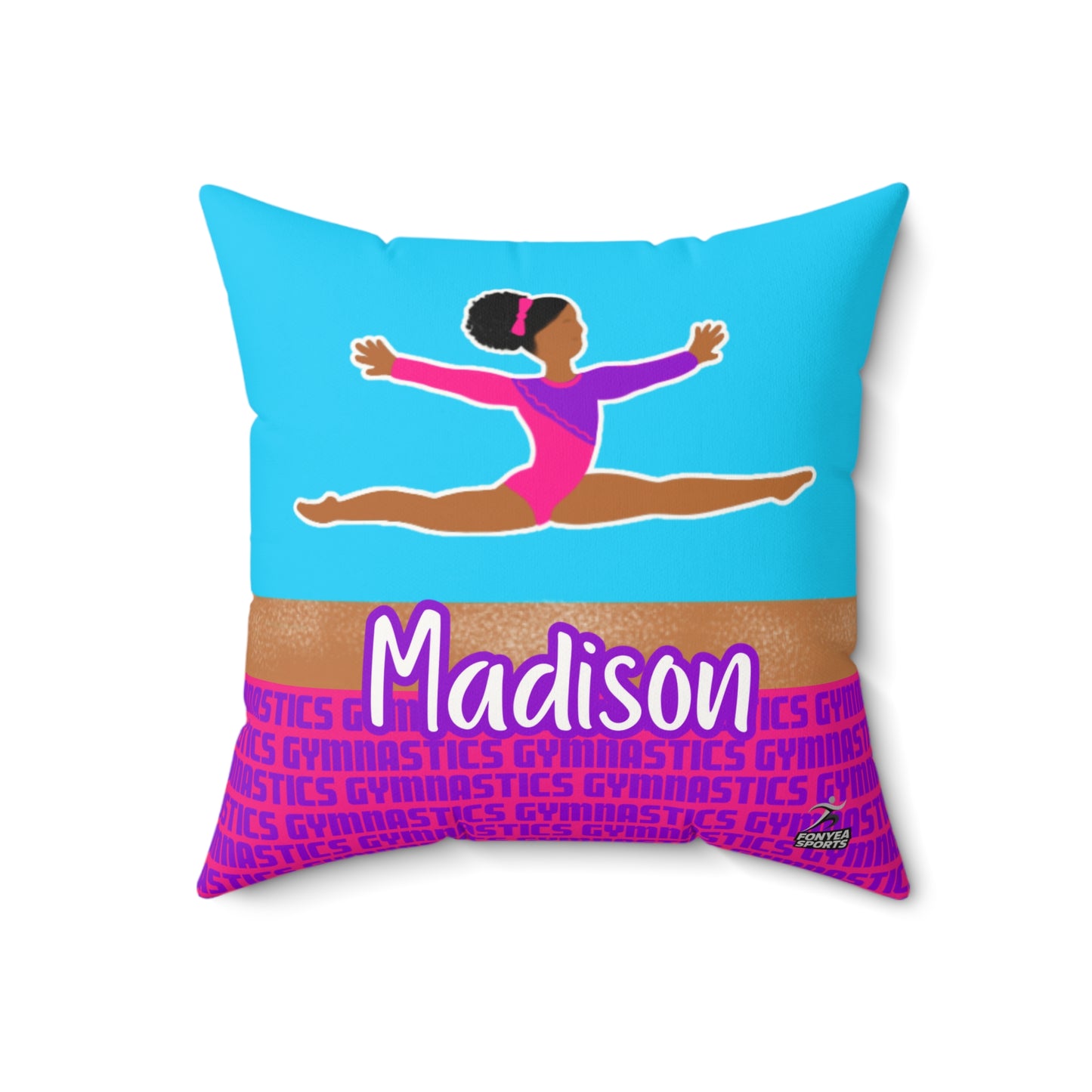 Cocoa Cutie Fonyea Sports Gymnast Pillow
