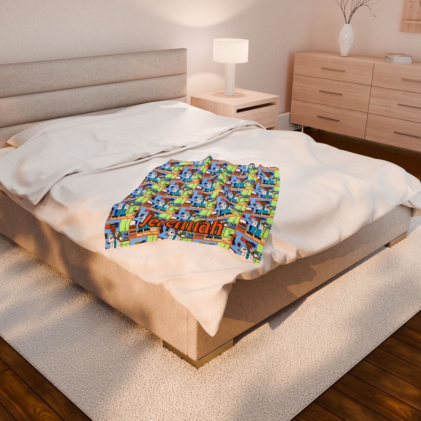 Cocoa Cutie Doctor Boy Blanket (Three Sizes)