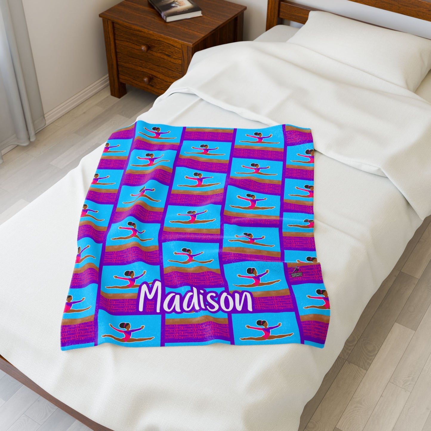 Cocoa Cutie Fonyea Sports Gymnast Blanket (Three Sizes)