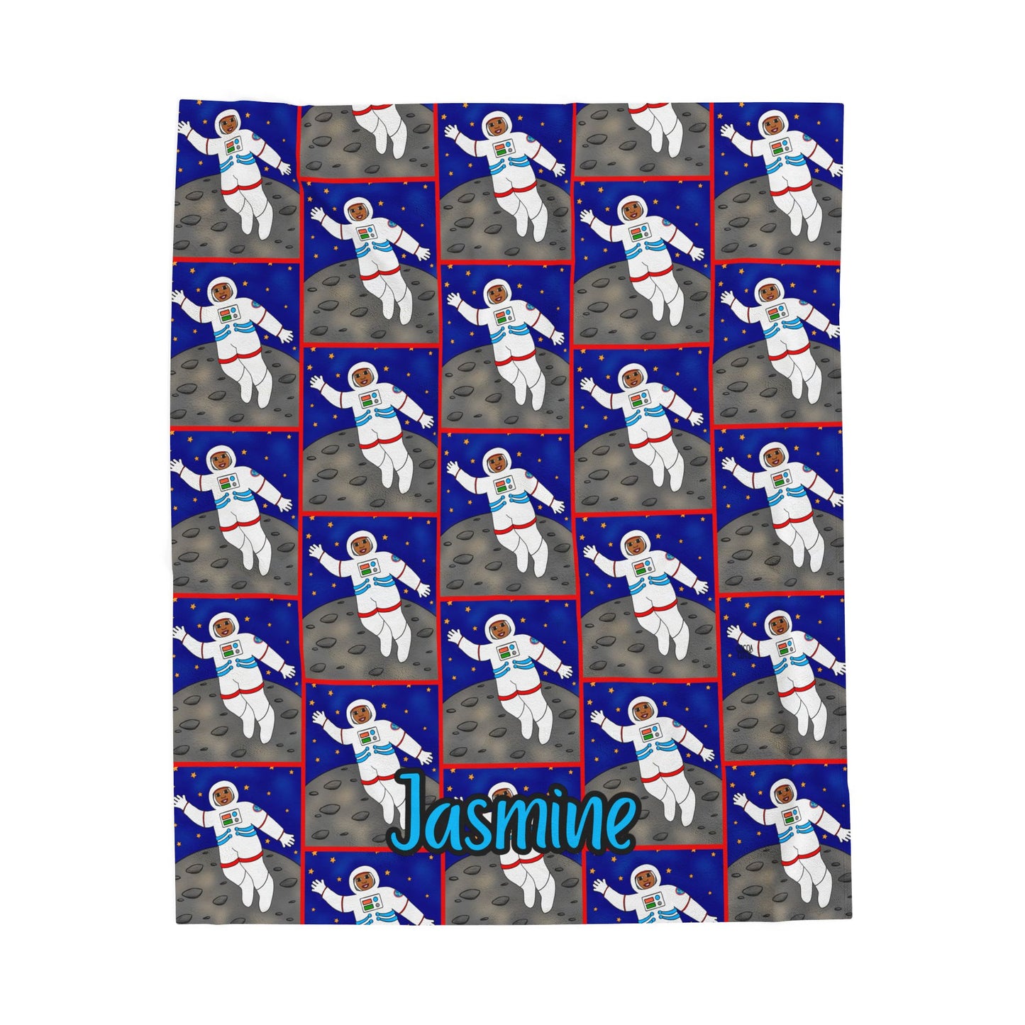 Cocoa Cutie Astronaut Girl Blanket (Three Sizes)