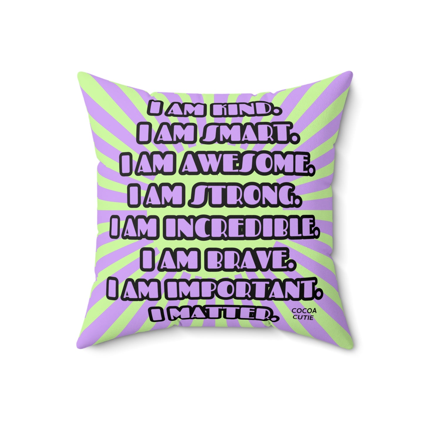 Cocoa Cutie Doctor Affirmation Pillow- Girl (PICK SKIN TONE)