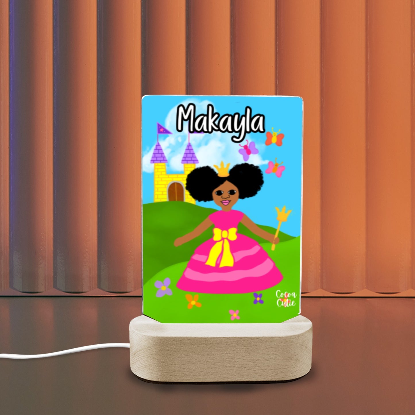 Cocoa Cutie Princess Display Night Light