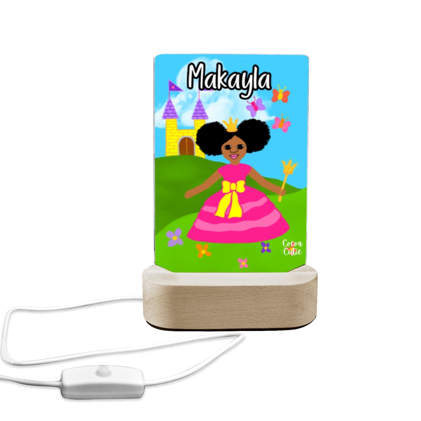 Cocoa Cutie Princess Display Night Light