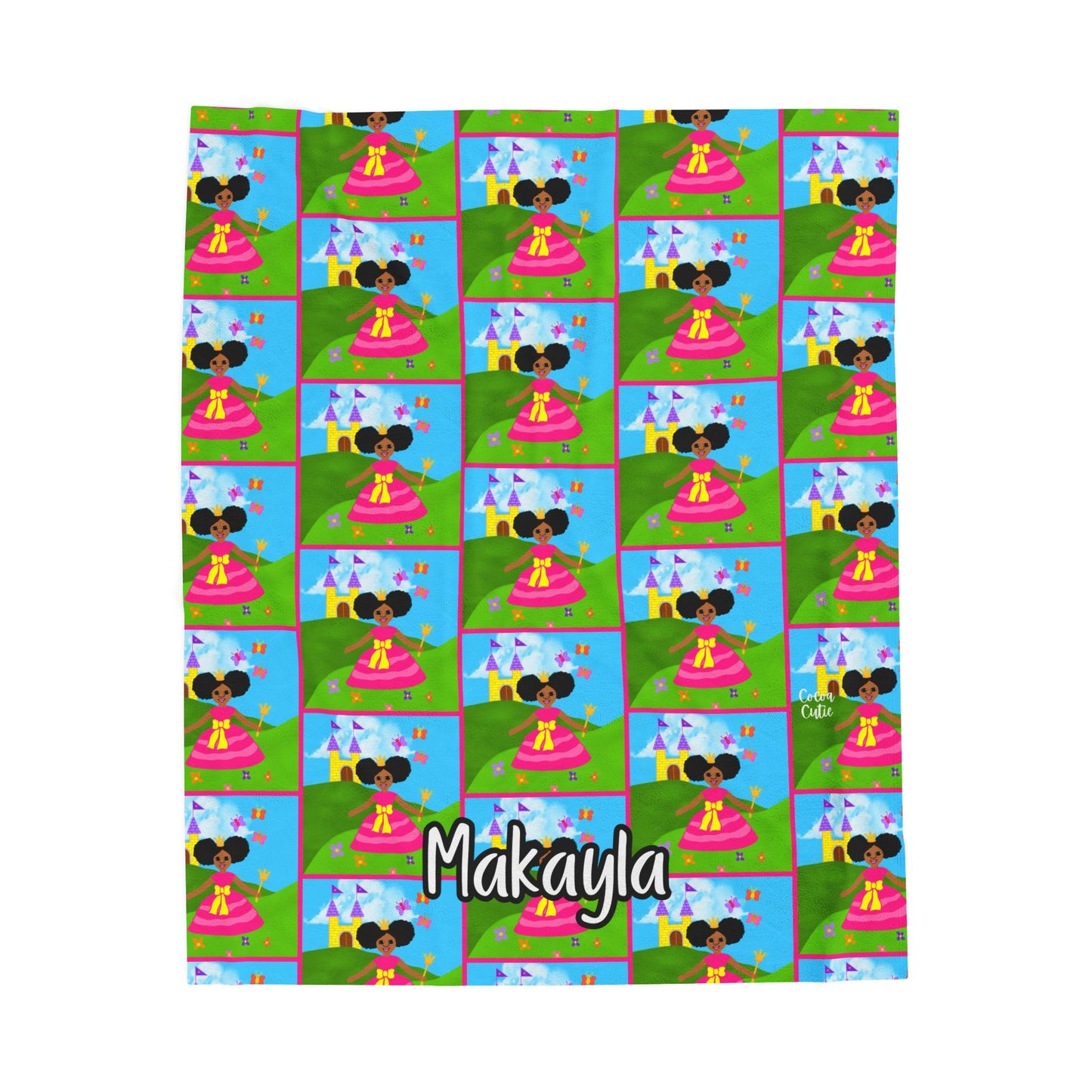 Cocoa Cutie Princess Blanket (Three Sizes)