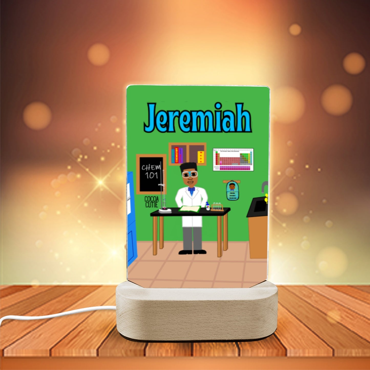Cocoa Cutie Chemist Boy Display Night Light