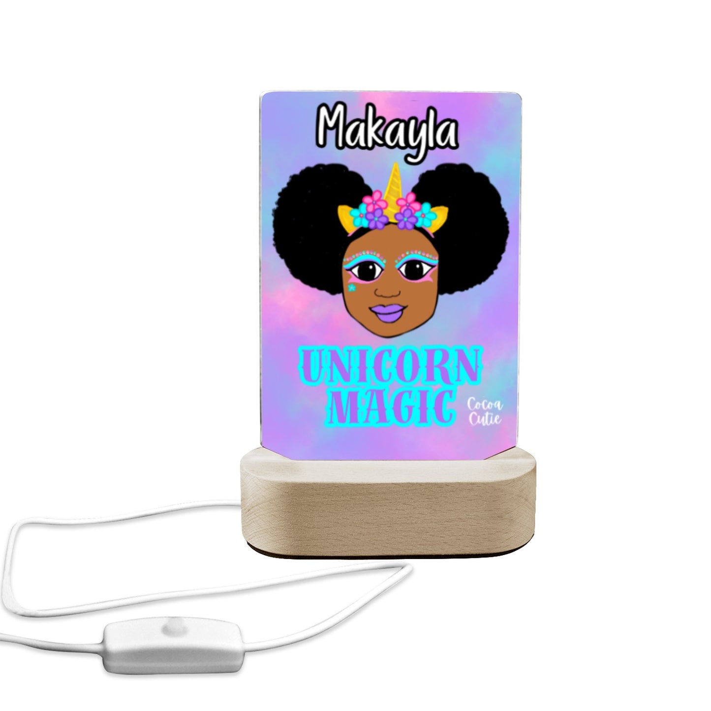 Cocoa Cutie Unicorn Magic Display Night Light