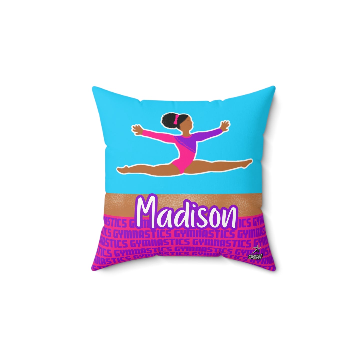 Cocoa Cutie Fonyea Sports Gymnast Pillow