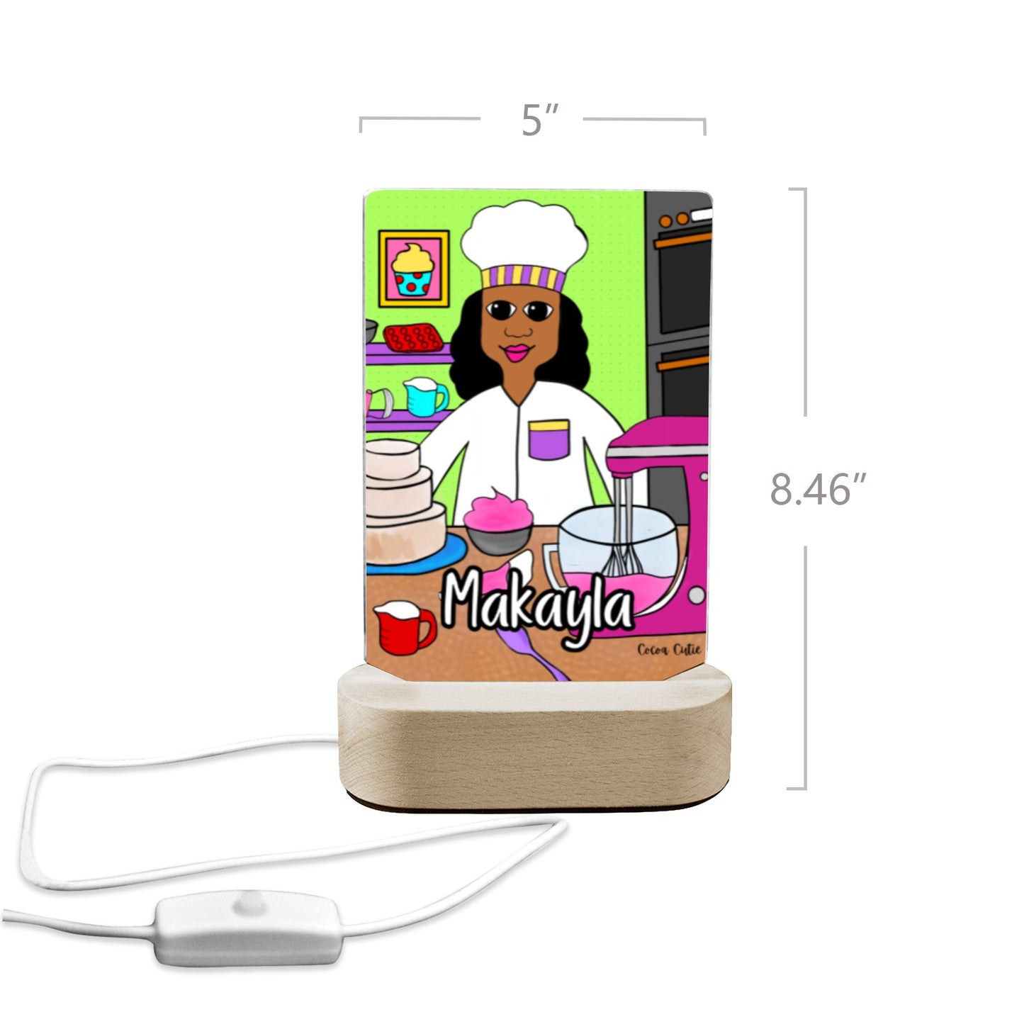 Cocoa Cutie Baker Display Night Light