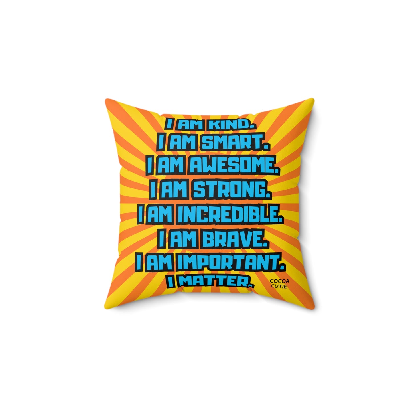 Cocoa Cutie Doctor Affirmation Pillow- Boy (PICK SKIN TONE)