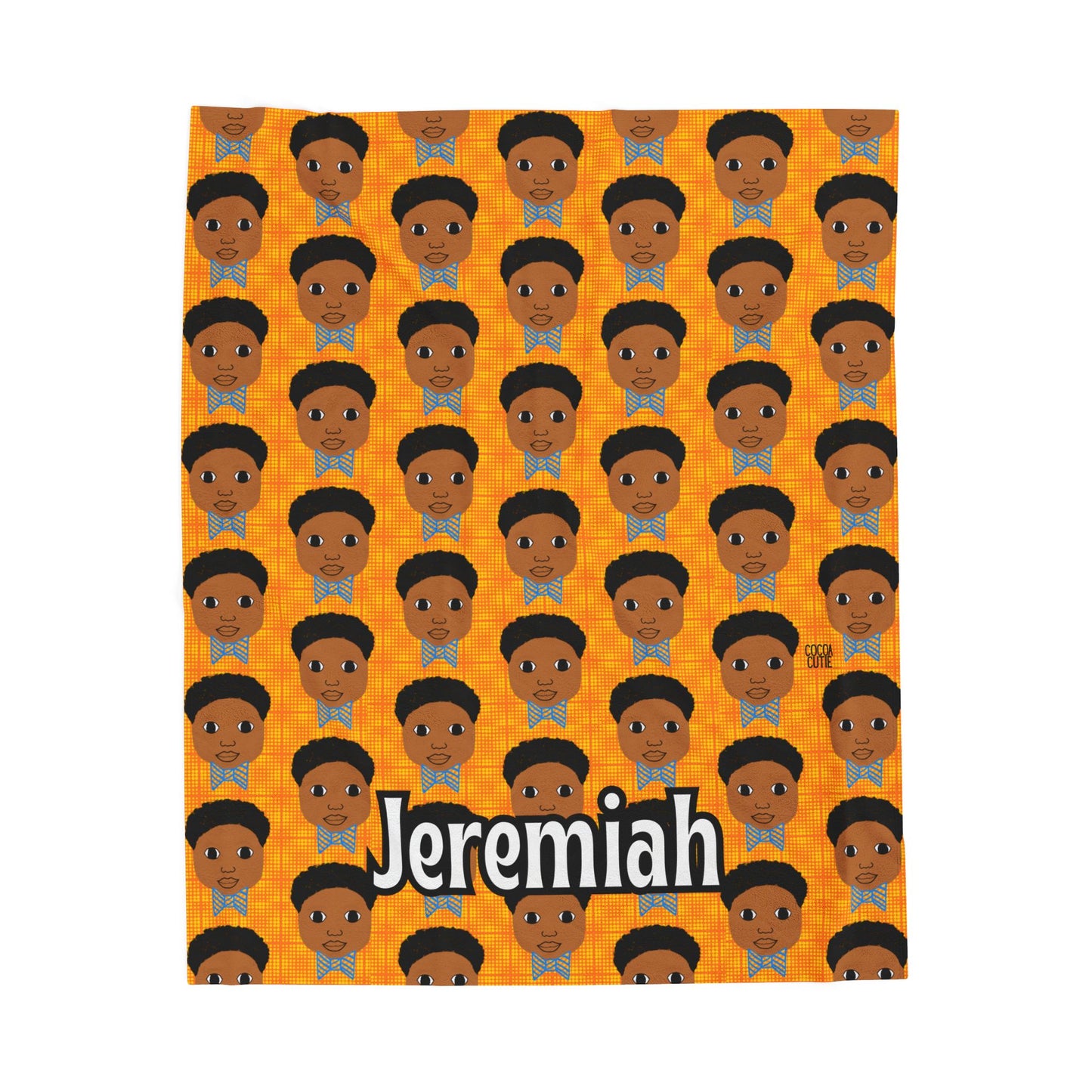 Cocoa Cutie Bow Tie Boy Blanket (Three Sizes)