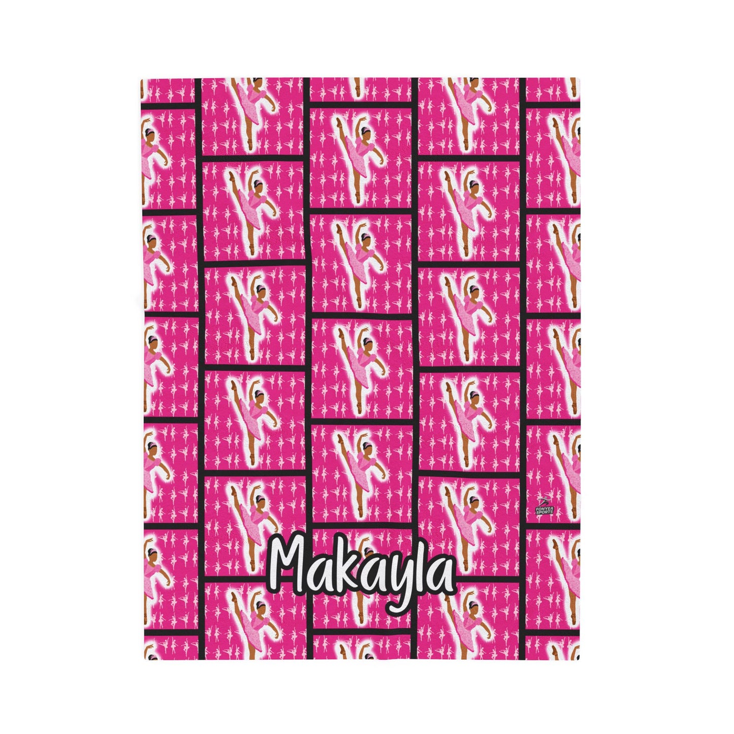 Cocoa Cutie Fonyea Sports Ballerina Blanket (Three Sizes)