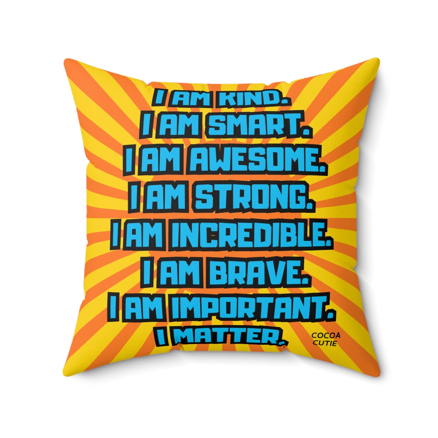 Cocoa Cutie Doctor Affirmation Pillow- Boy (PICK SKIN TONE)