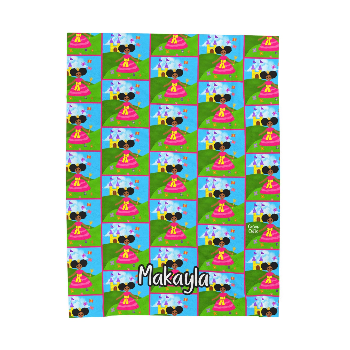 Cocoa Cutie Princess Blanket (Three Sizes)