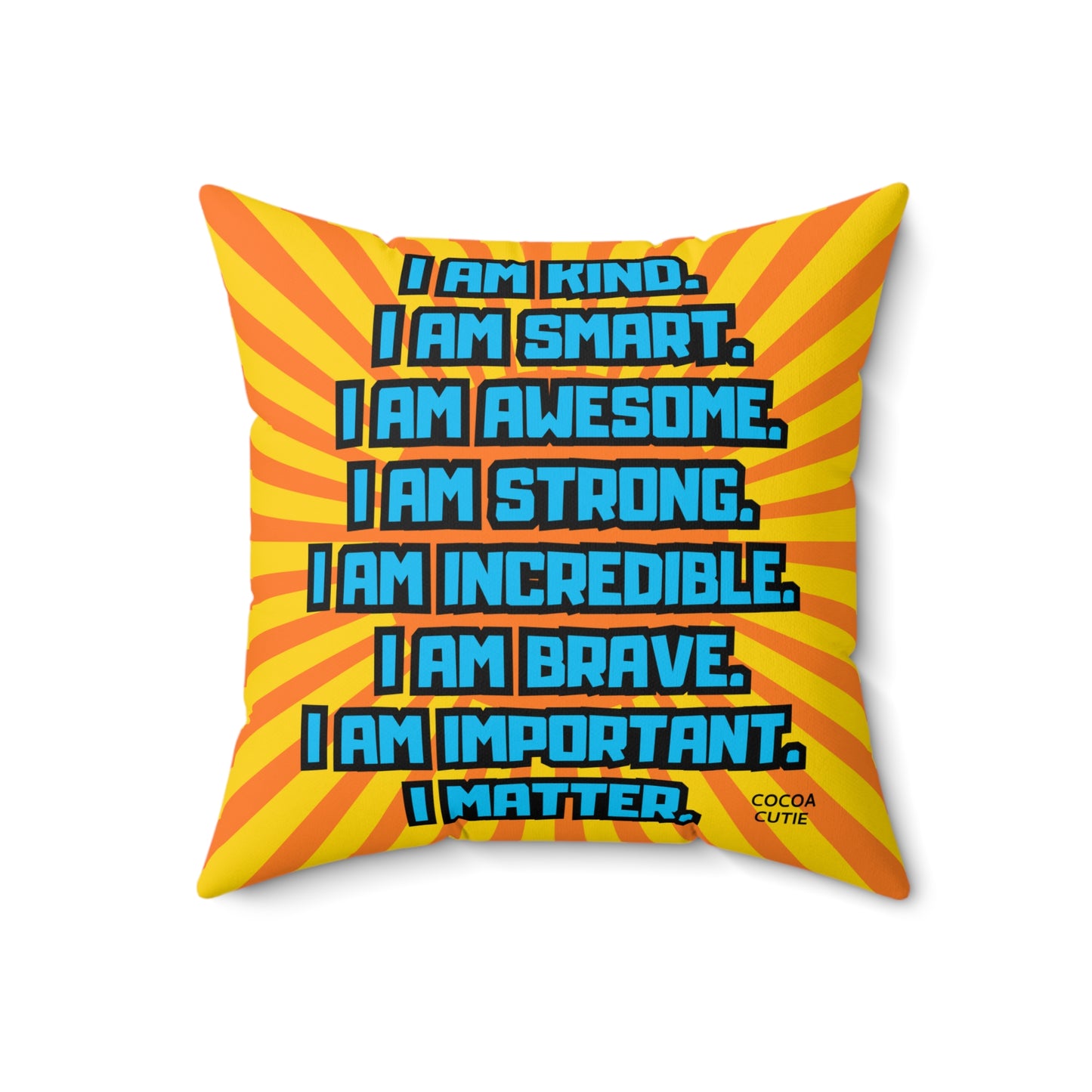 Cocoa Cutie Doctor Affirmation Pillow- Boy (PICK SKIN TONE)