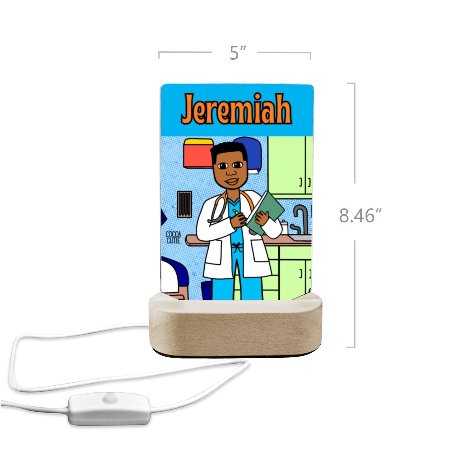 Cocoa Cutie Doctor Boy Display Night Light