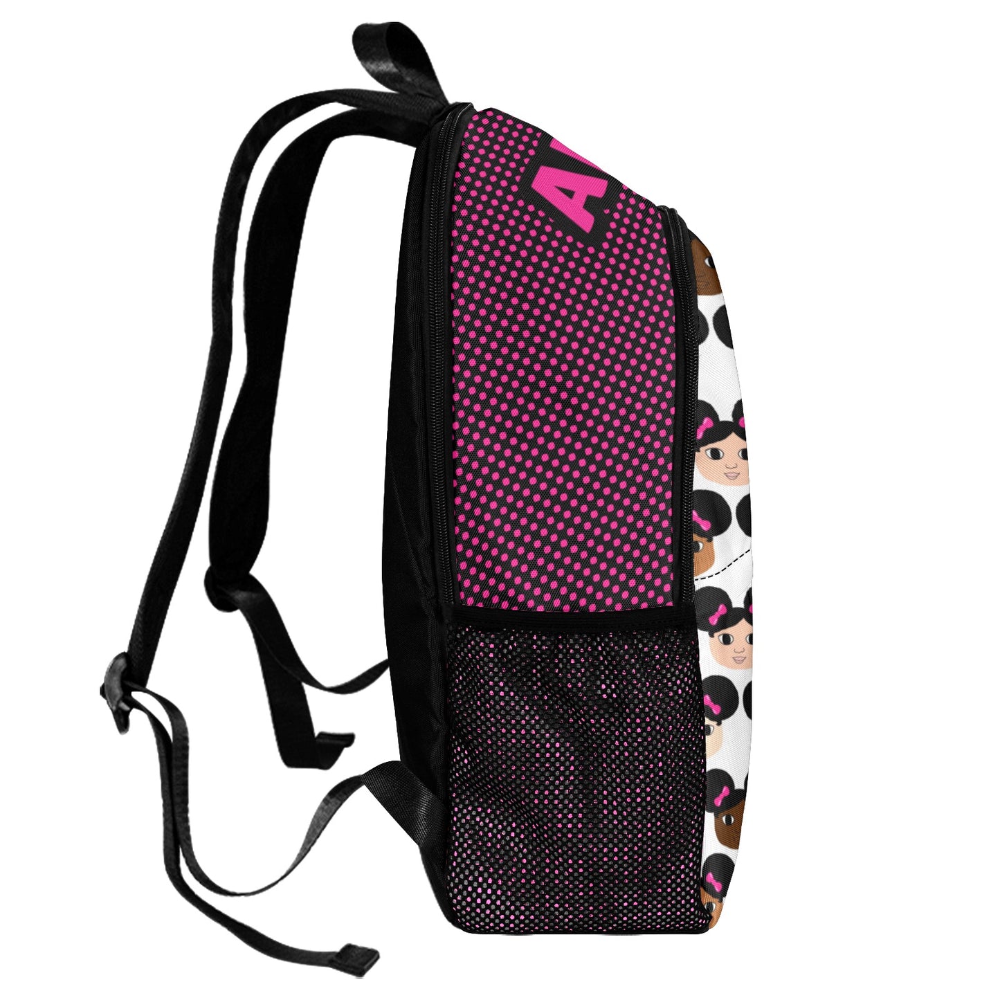 Cocoa Cuties Afro Puff Girls Backpack