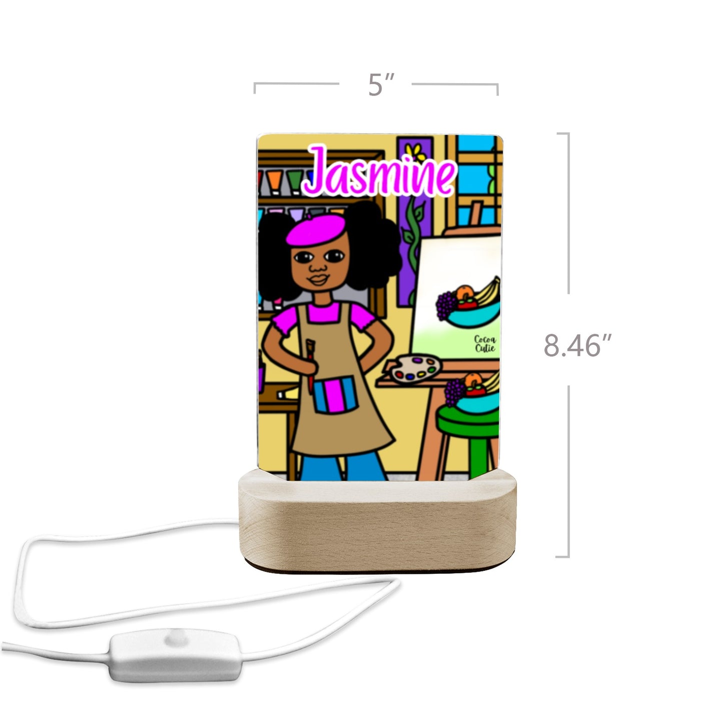 Cocoa Cutie Artist Display Night Light