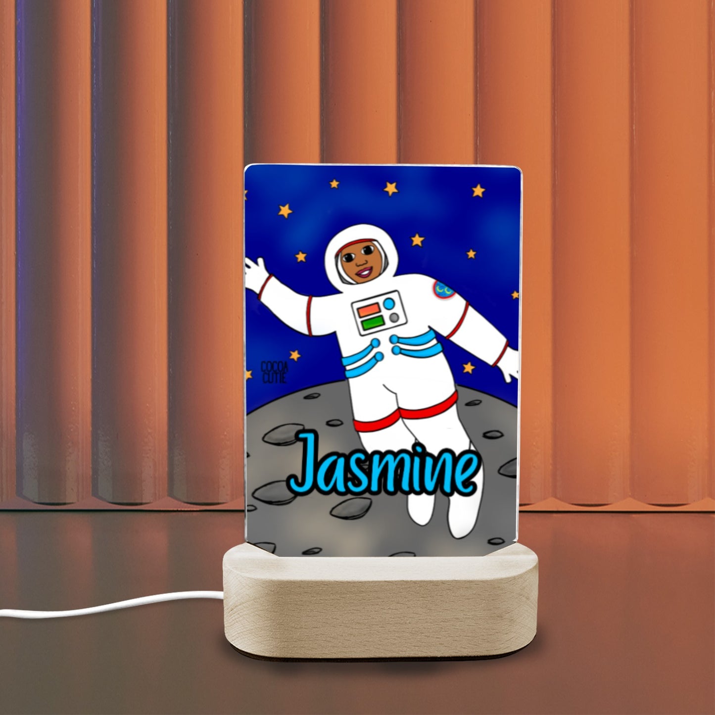 Cocoa Cutie Astronaut Girl Display Night Light